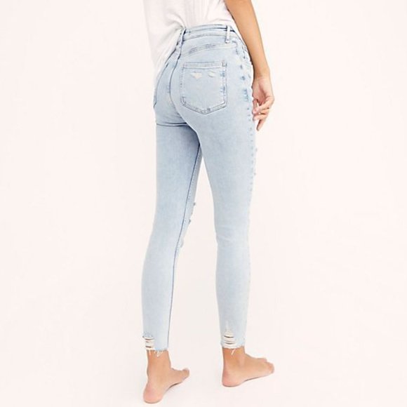 Free People Women's Sabrina Super Skinny Jeans Size 26 - Picture 2 of 4